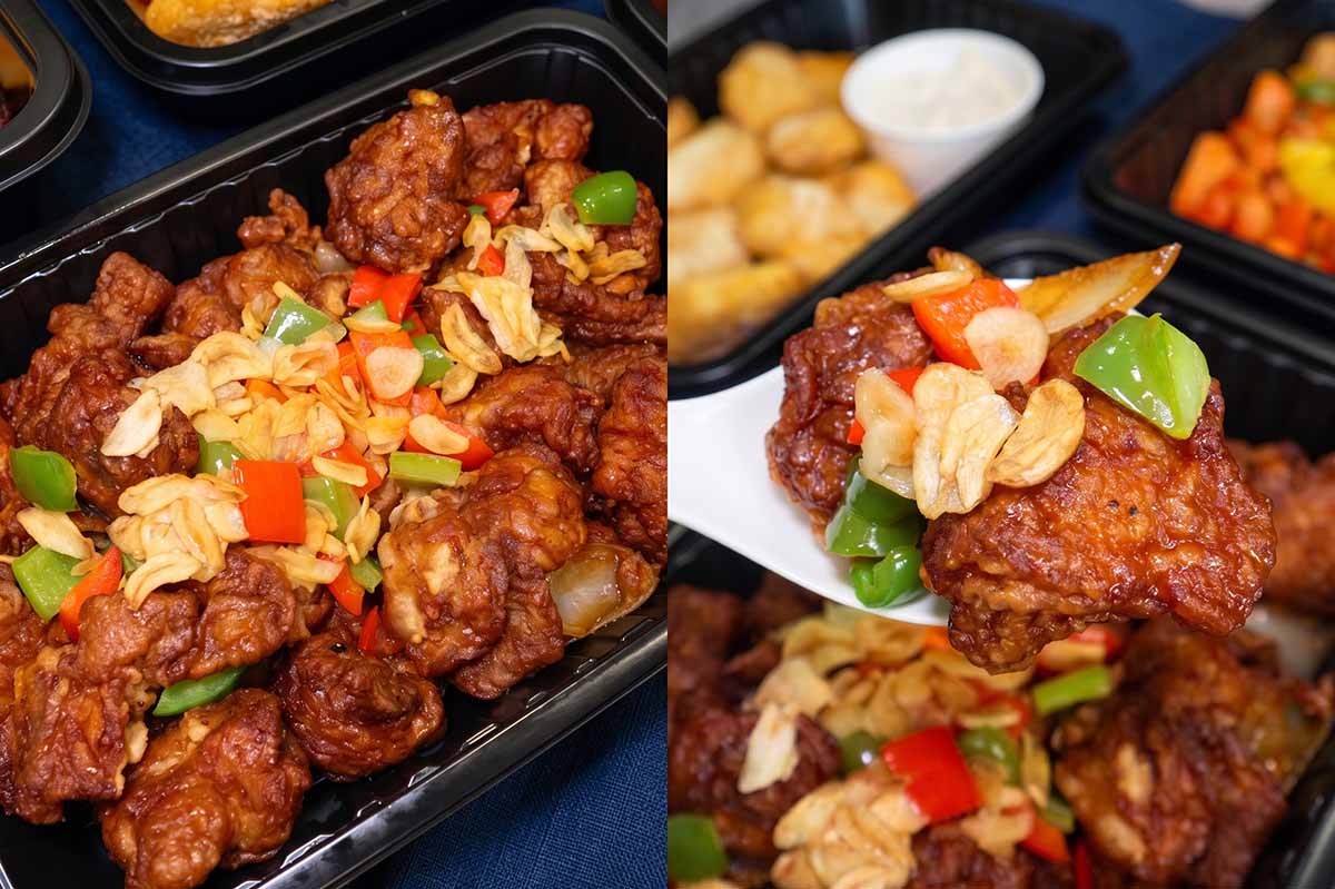 mini catering - catergo garlic chicken