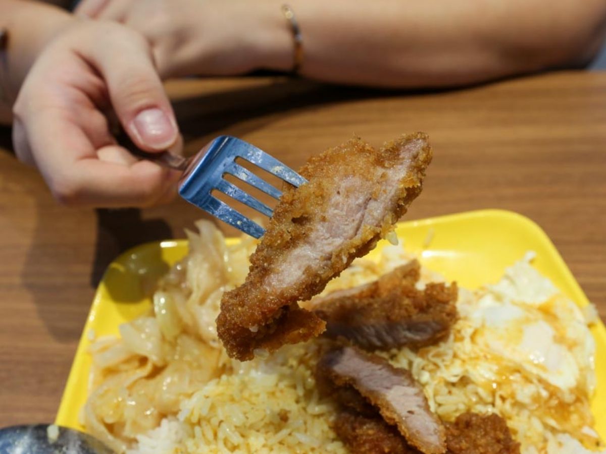 Hock Gooi Hainanese Curry Rice - pork chop