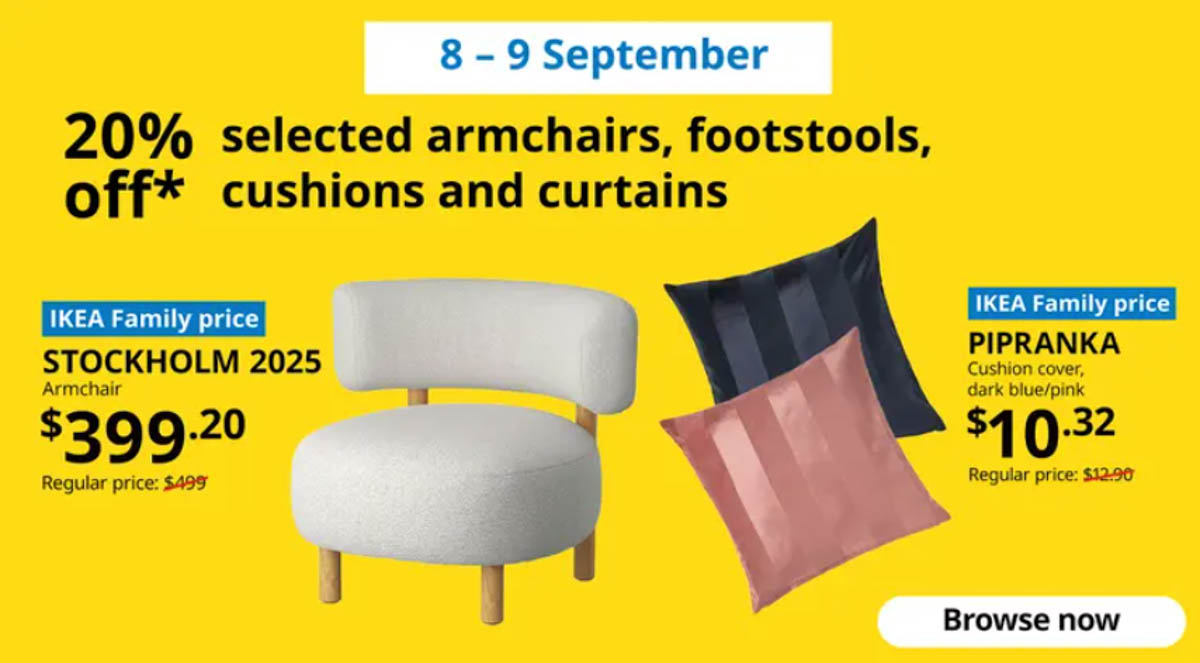 IKEA Family Fest deals - armchair sale