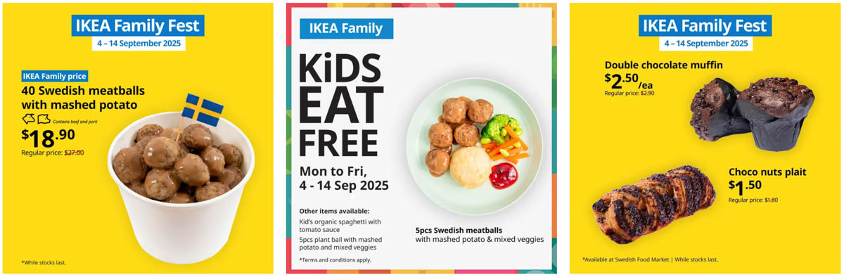IKEA Family Fest deals - food offers