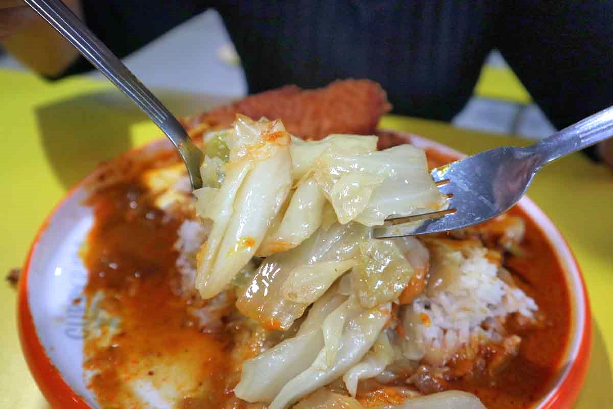 curry papa xpress - cabbage