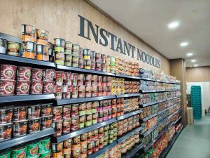 Thai Supermarket Jurong Point - instant noodle aisle Thai Supermarket Jurong Point - instant noodle aisle