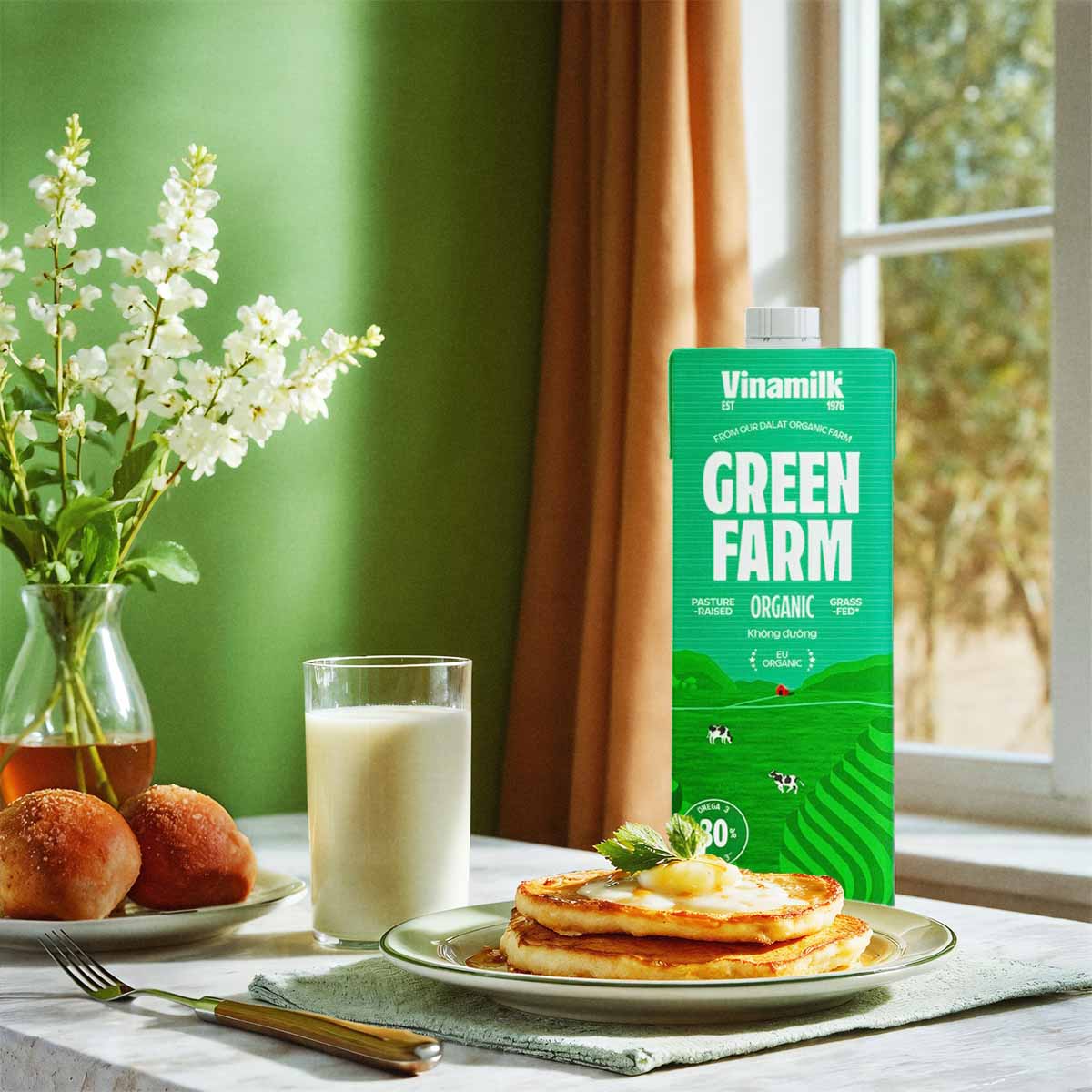 vinamilk - Green Farm UHT Organic Fresh Milk