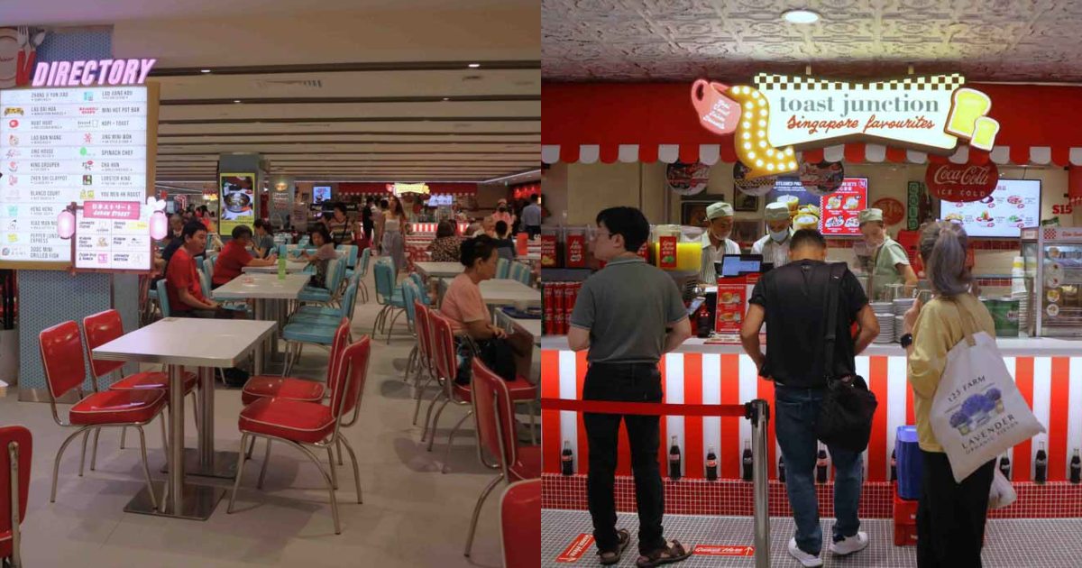 junction 8 food court - ambience