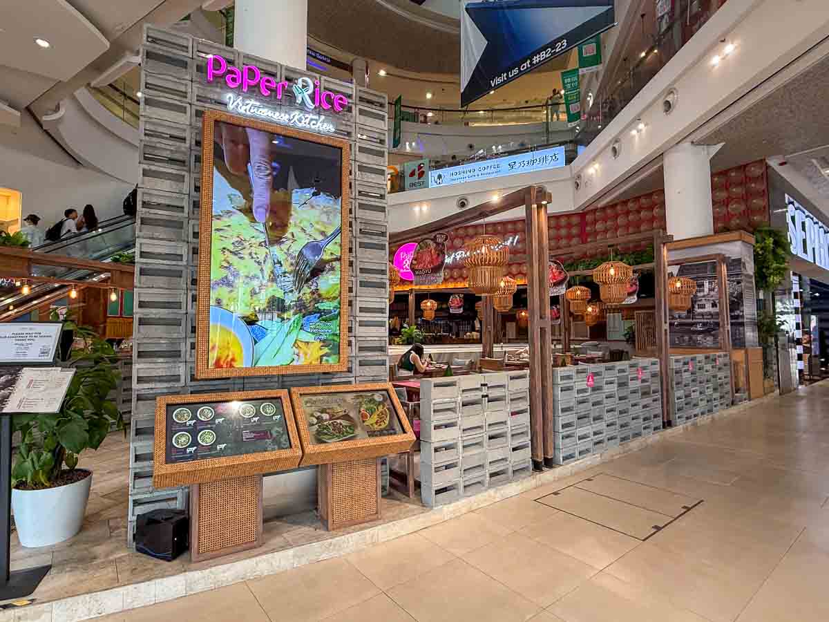 dhoby ghaut food guide - paper rice storefront