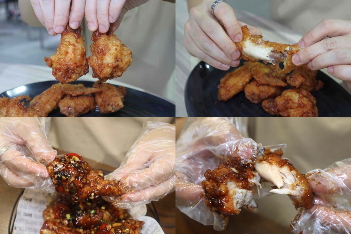 korean fried chicken showdown - drum