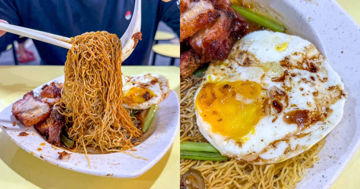 fatty cheong - noodles & egg