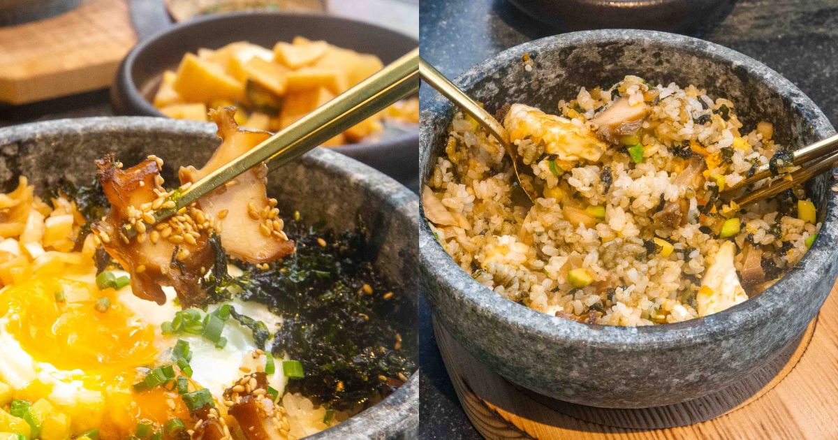 hanjip korean grill house - korean abalone pot rice