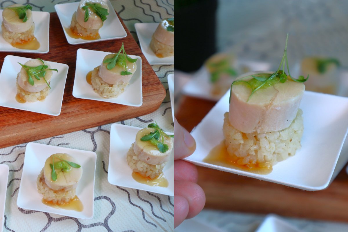 best catering - How's chicken rice canape