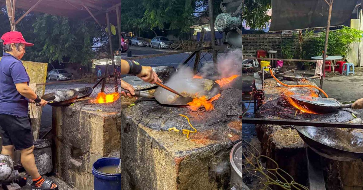 manggali hokkien mee - wok action shots