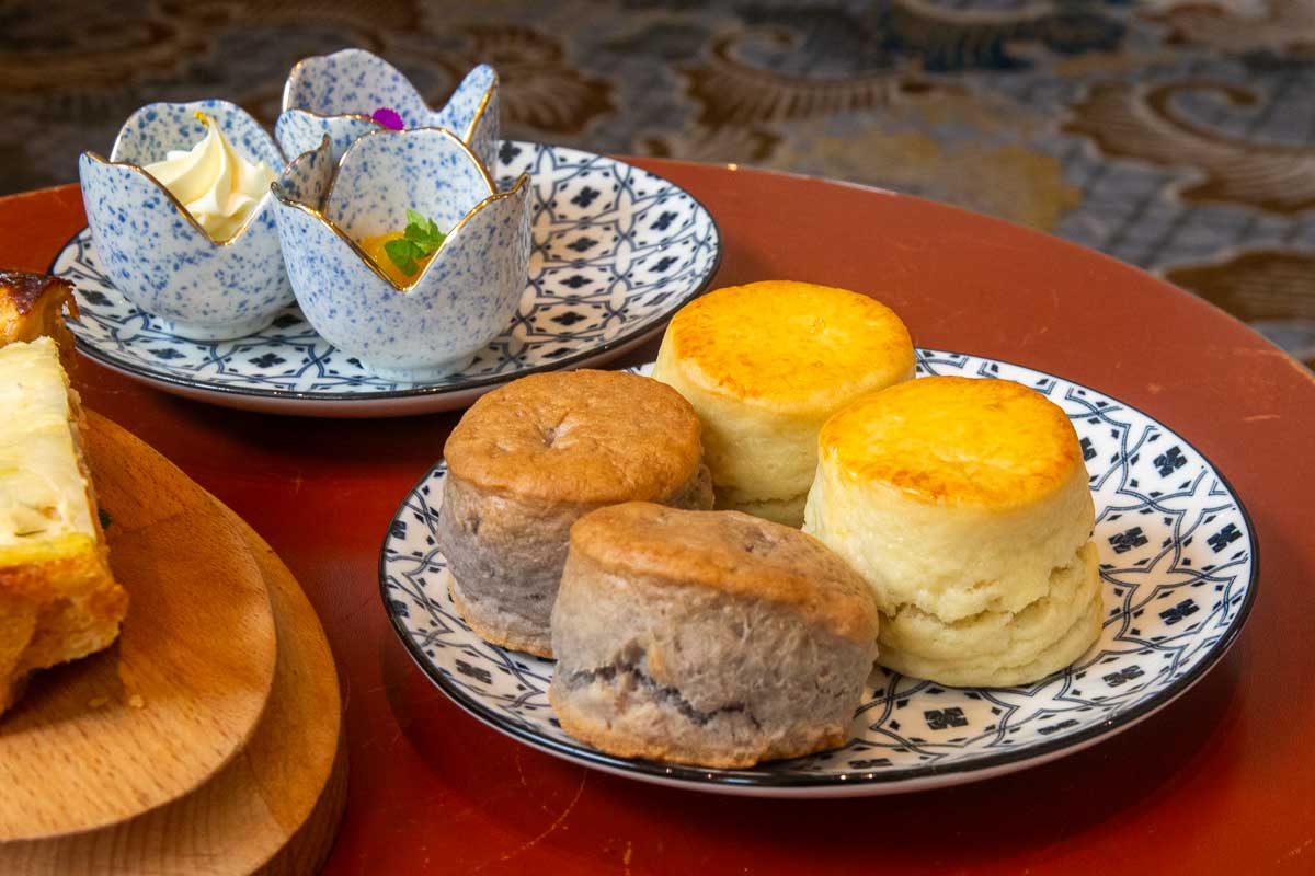 mindful moments afternoon tea - scones & spreads