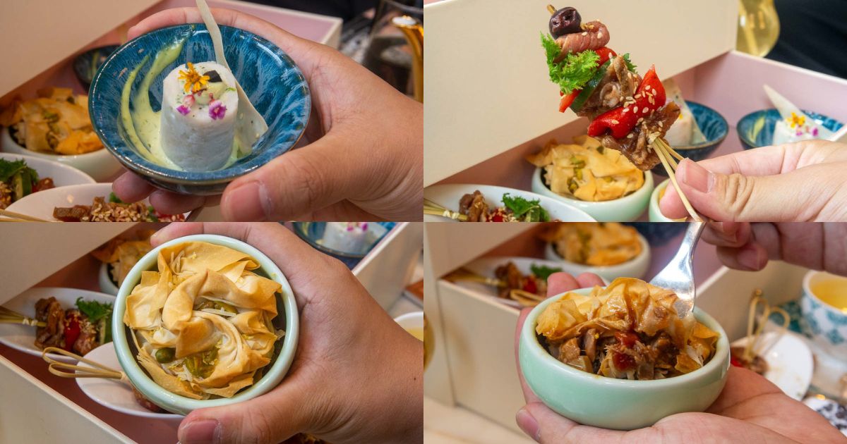 mindful moments afternoon tea - savouries
