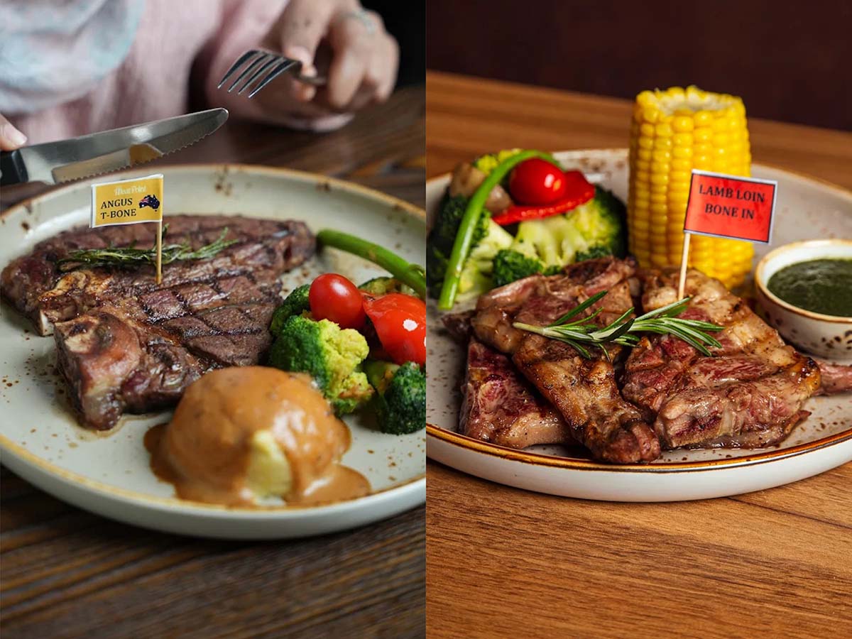 Meat Point - T-Bone & lamb loin
