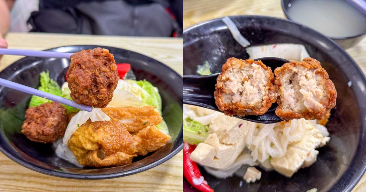 my favourite cafe - fried meatball
