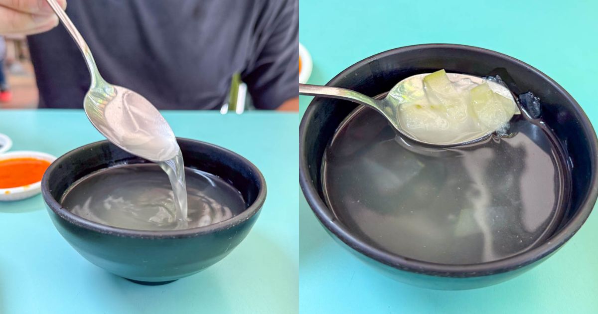 nanyang fried chicken rice - soup