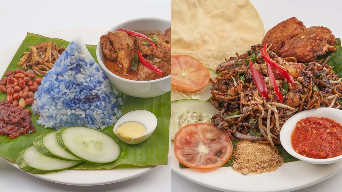 Precious Old China - Nasi lemak & keluak noodles