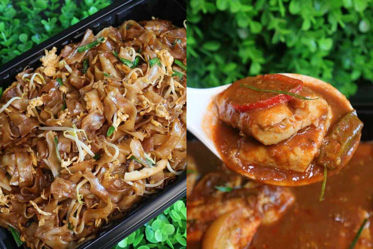 mini catering - char kway teow and fish