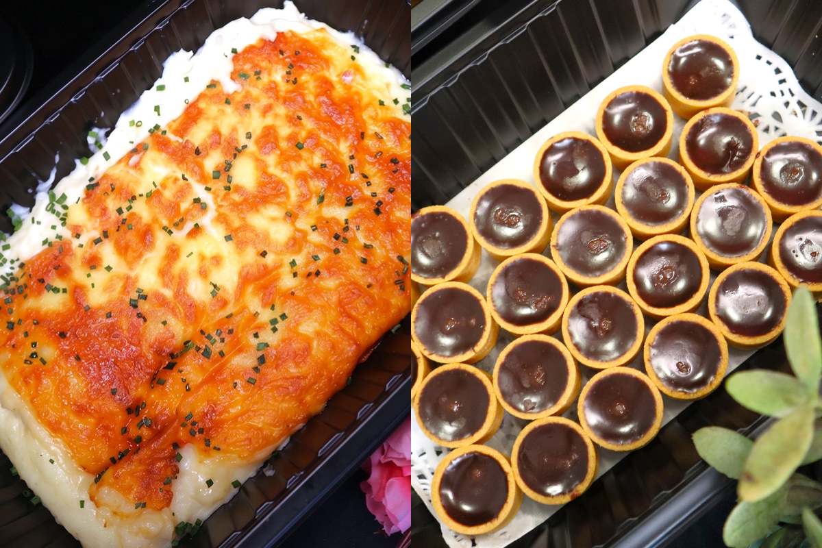 mini catering - potato and tart