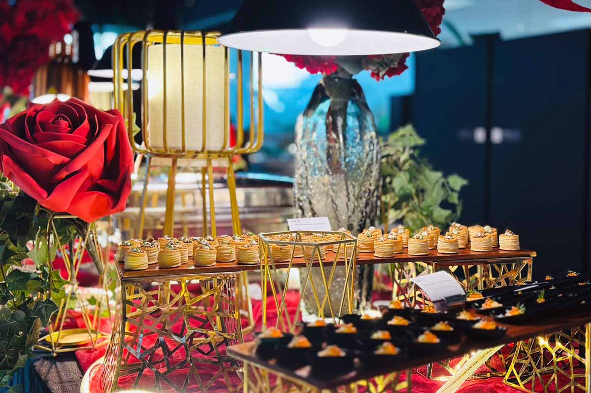 best catering - purple sage canape buffet