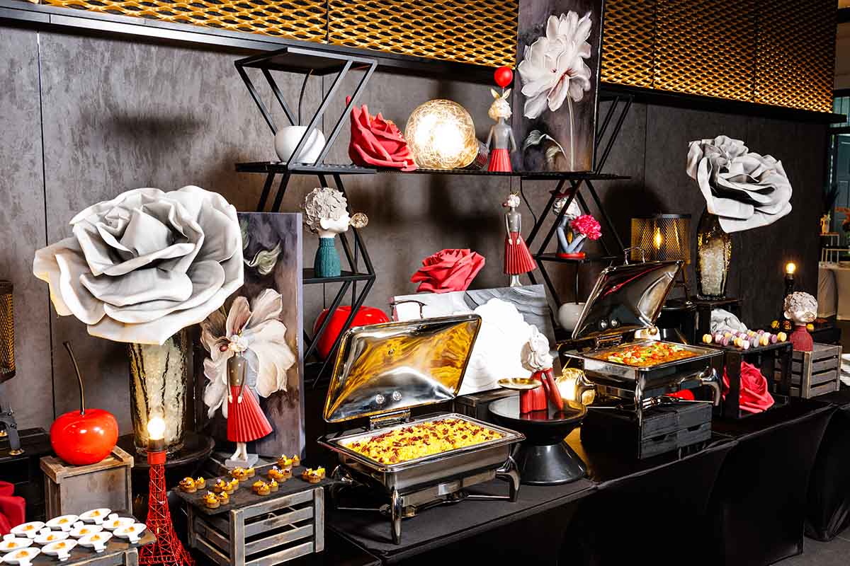 best catering - hero setup