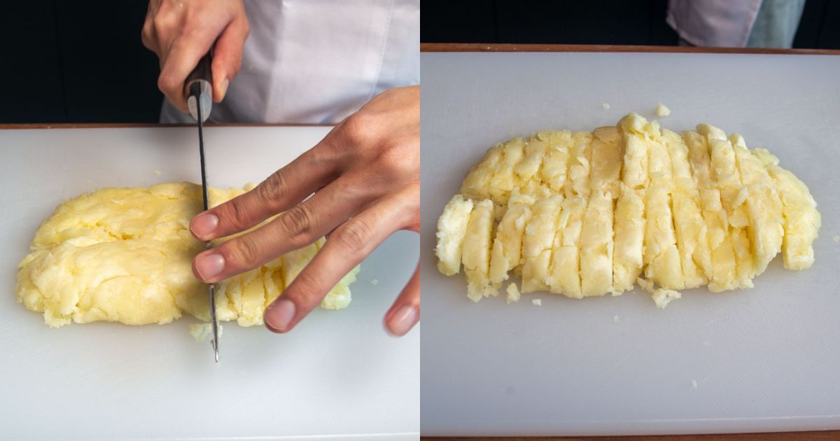 vinamilk - milk balls recipe slicing the dough