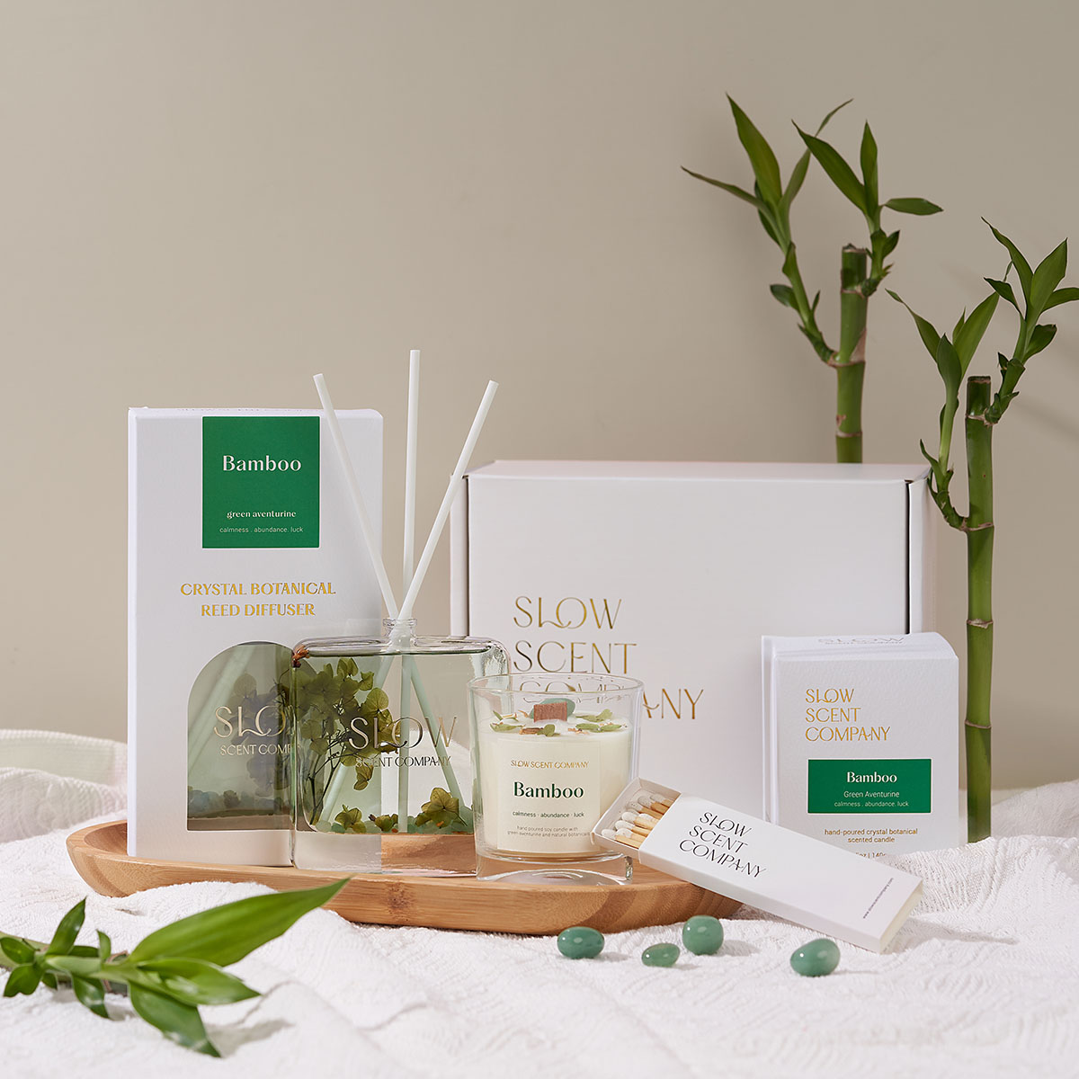 slow scent company - candle & reed diffuser overview