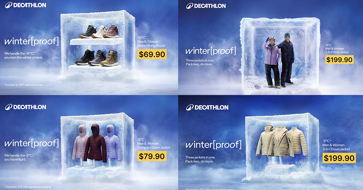 Decathlon Winter[proof] capsules - whole range