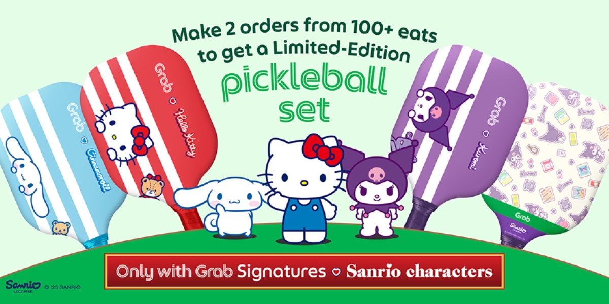 Grab Sanrio pickleball set