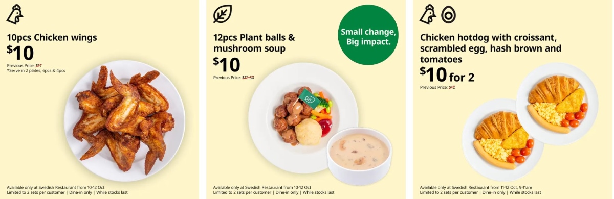 IKEA Alexandra 30th birthday - food discounts