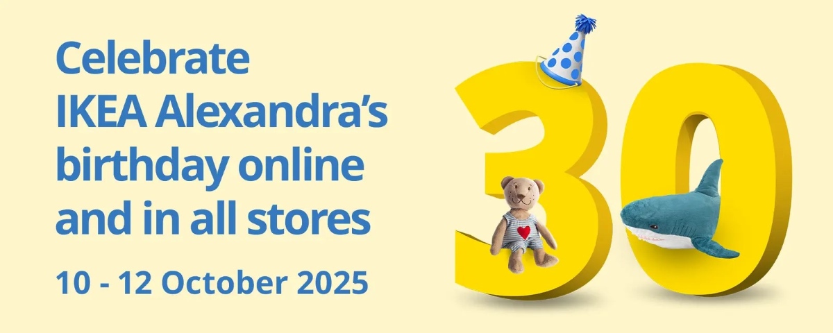 IKEA Alexandra 30th birthday - sale
