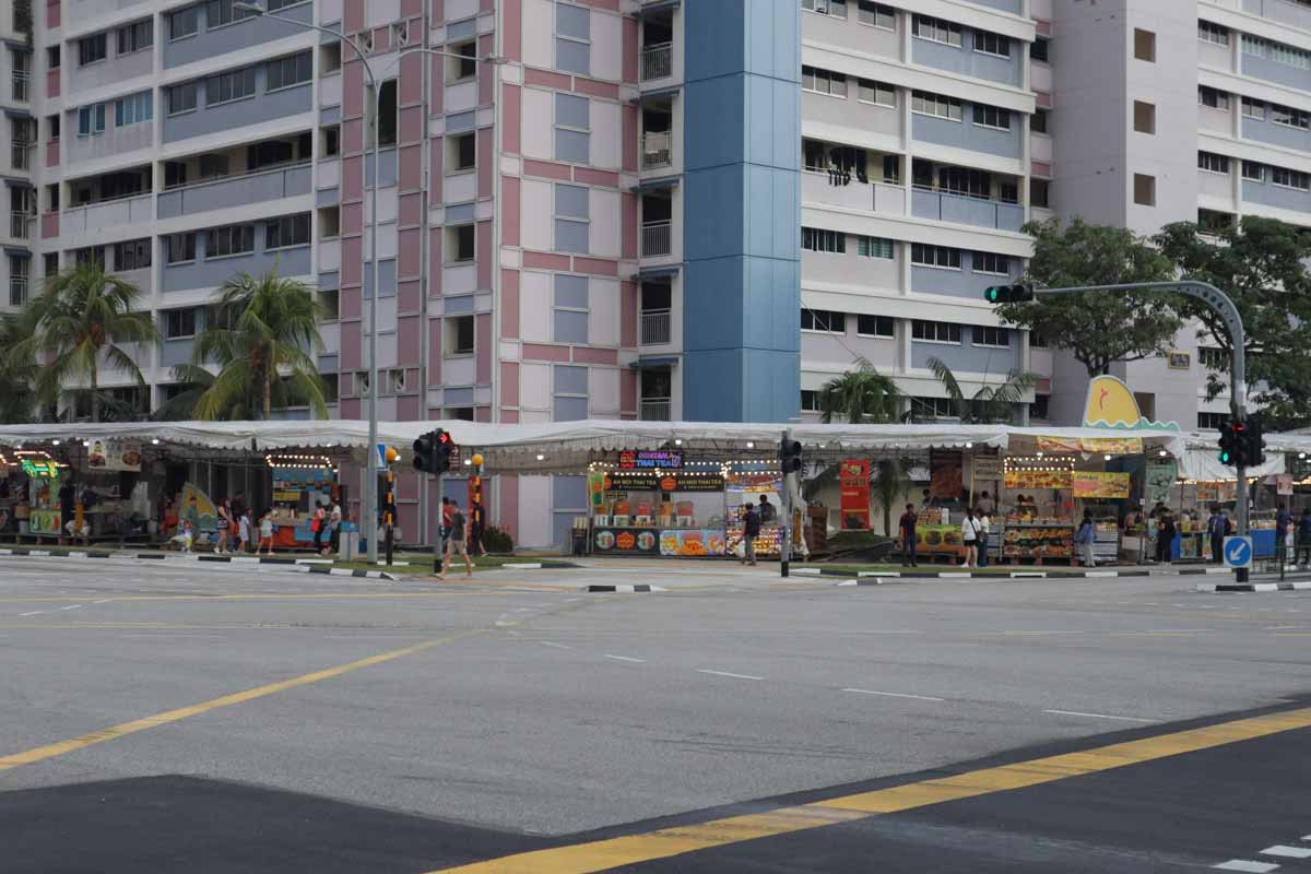 pasir ris pasar malam - outside