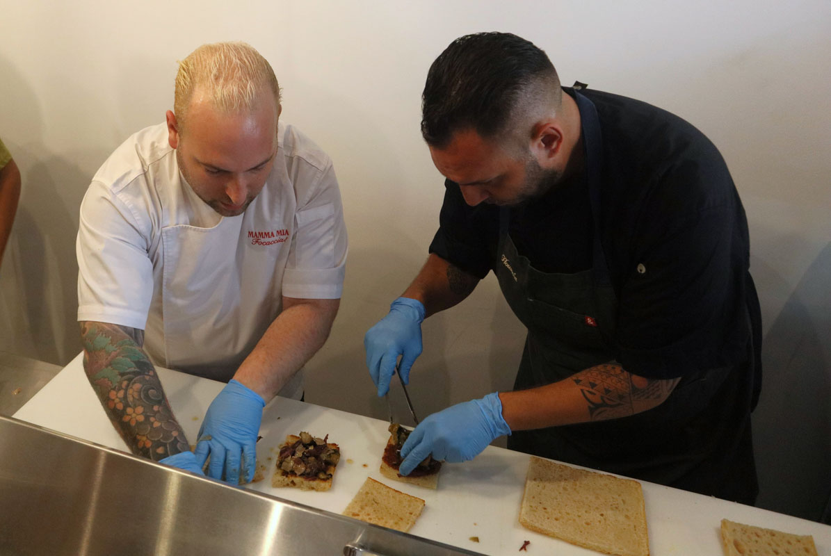 mamma mia focaccia - chefs in action