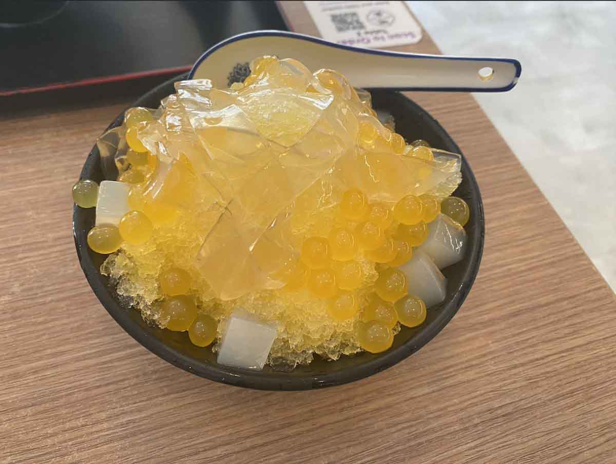 wan mei dessert - yuzu ice
