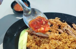 South Buona Vista Braised Duck - homemade chili