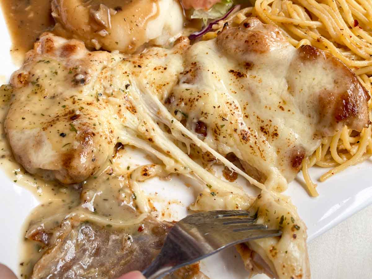 axe western - cheesy pork chop pull