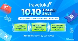 Traveloka 10.10 Sale - Banner