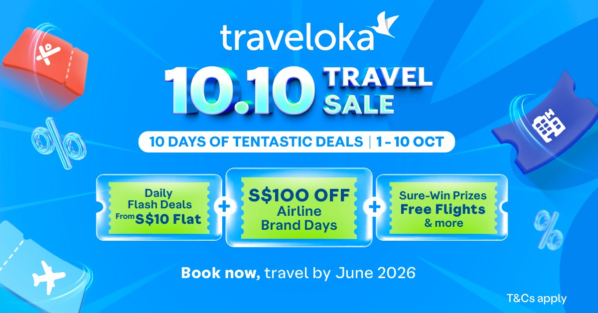 Traveloka 10.10 Sale - Banner