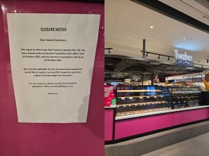 Twelve Cupcakes closure - parkway parade outlet Twelve Cupcakes closure - parkway parade outlet