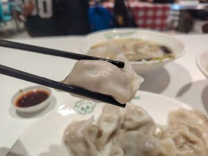 Zhang Ji Yun Jiao - Pork Dumpling close-up Zhang Ji Yun Jiao - Pork Dumpling close-up