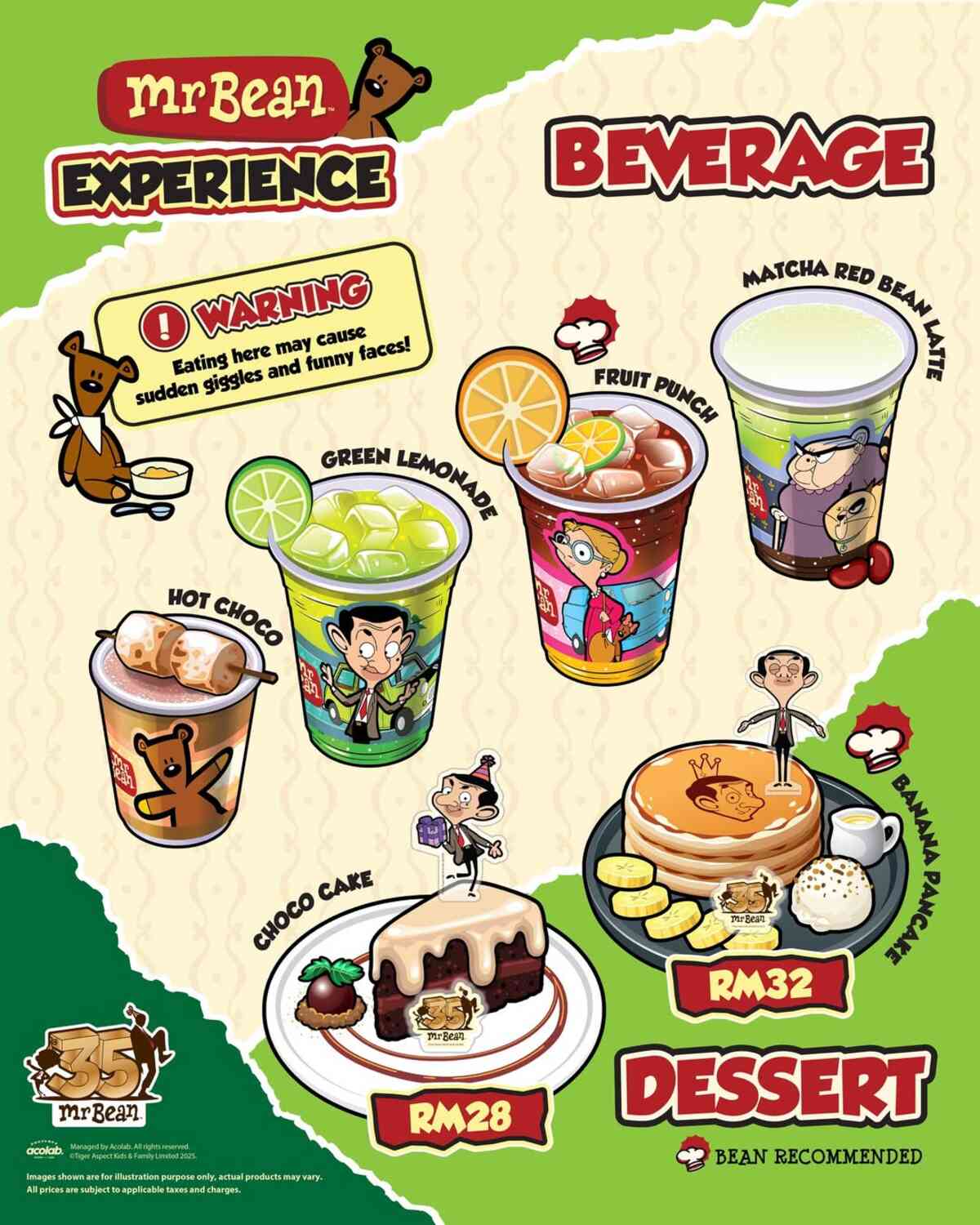 Mr Bean Cafe - Drinks