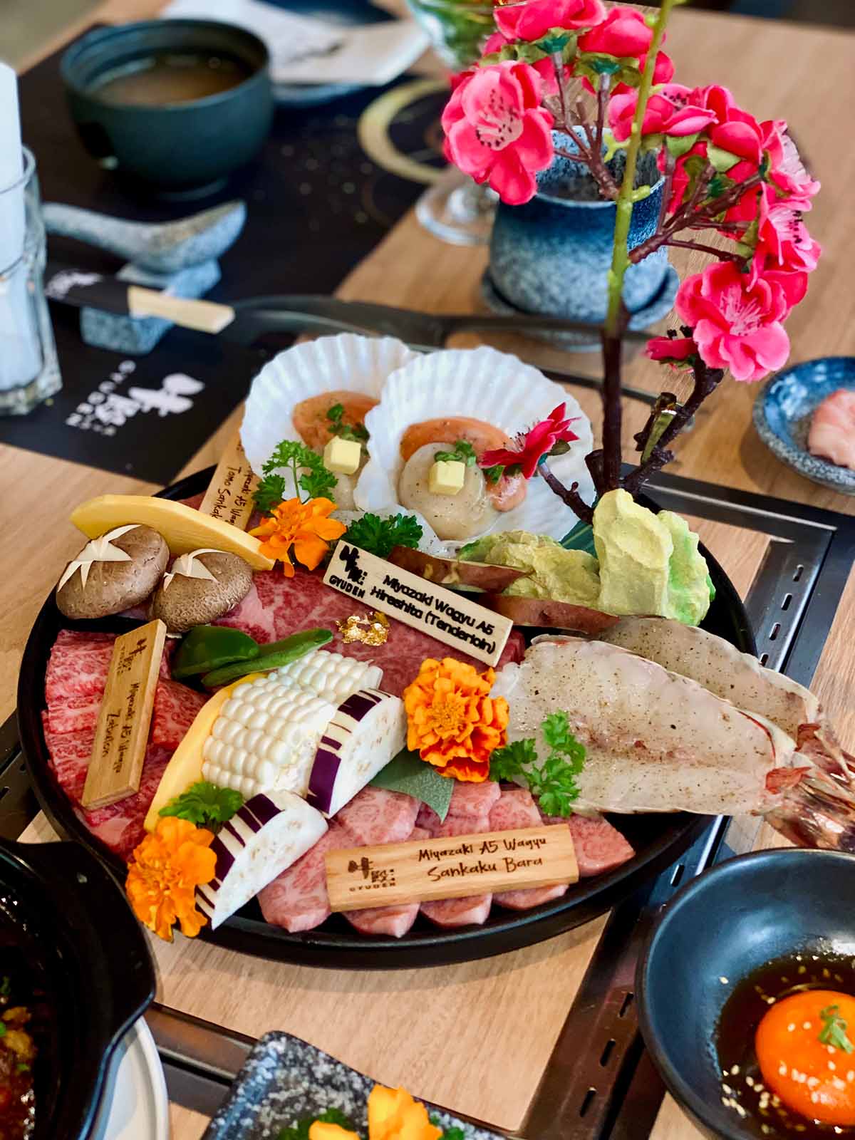 Gyuden Yakiniku - Wagyu platter