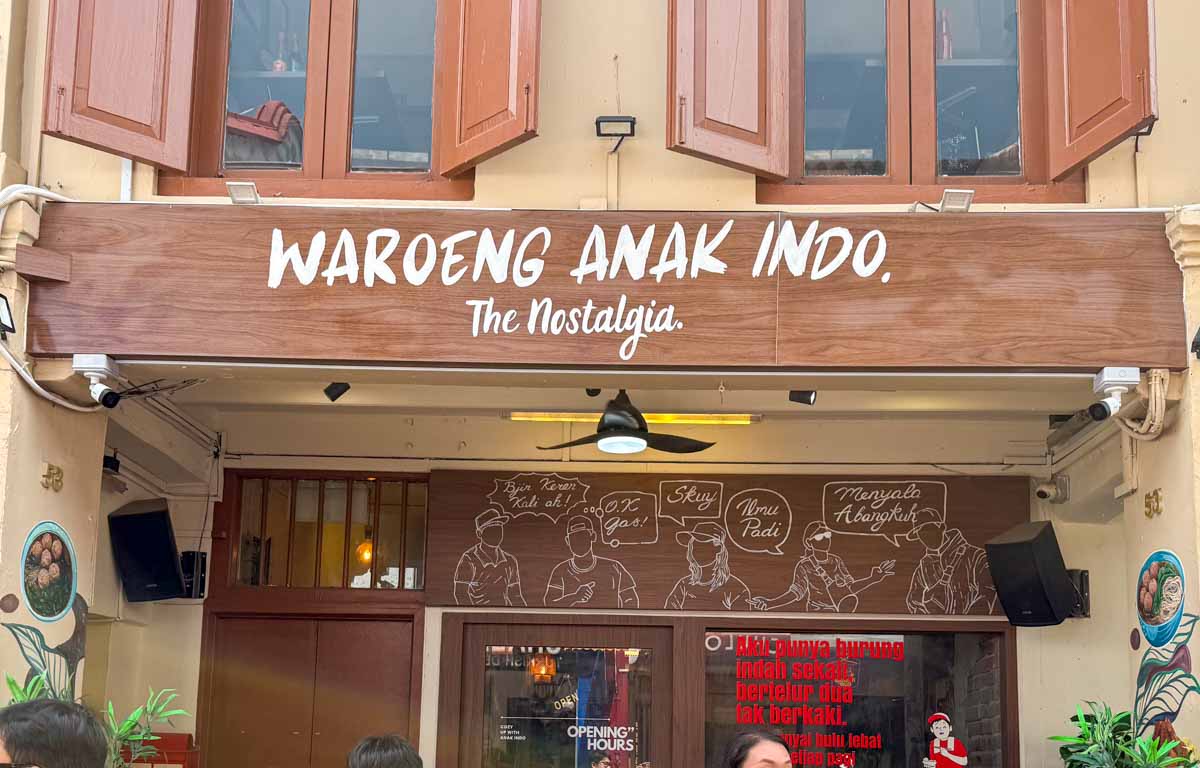 haji lane food guide - waroeng anak indo storefront