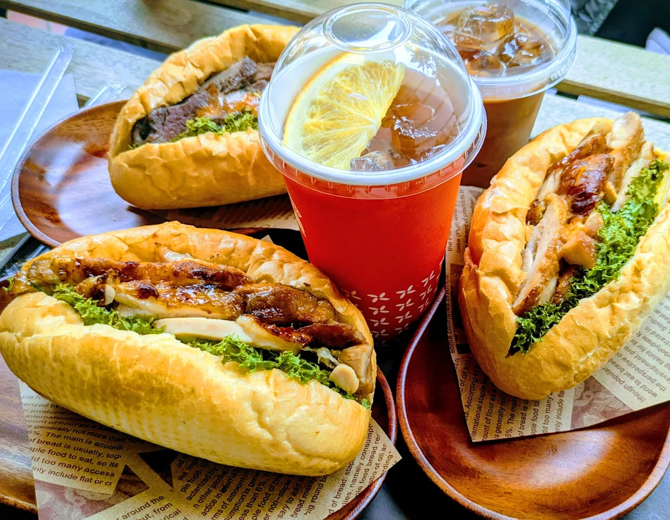 haji lane food guide - banh mi khong banh mi