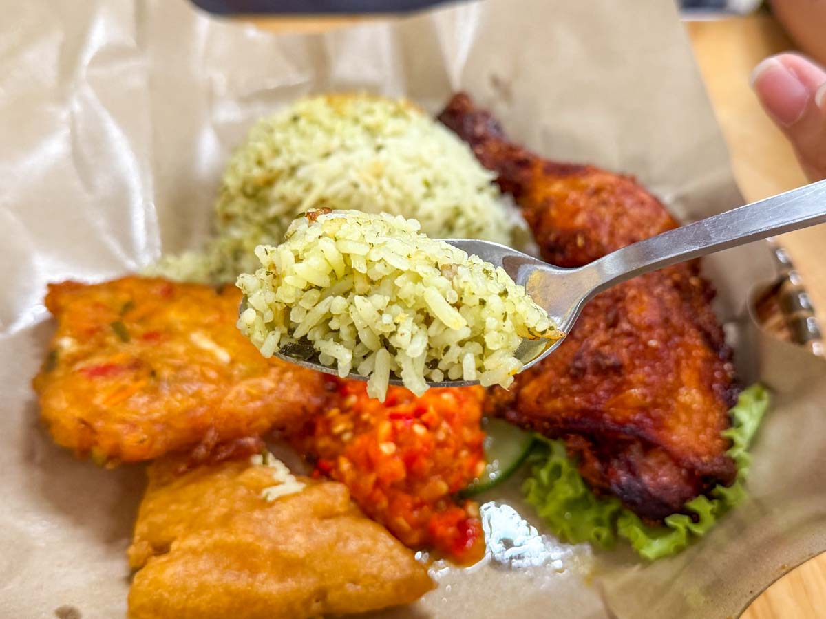 palapa indonesian fast food - nasi jeruk