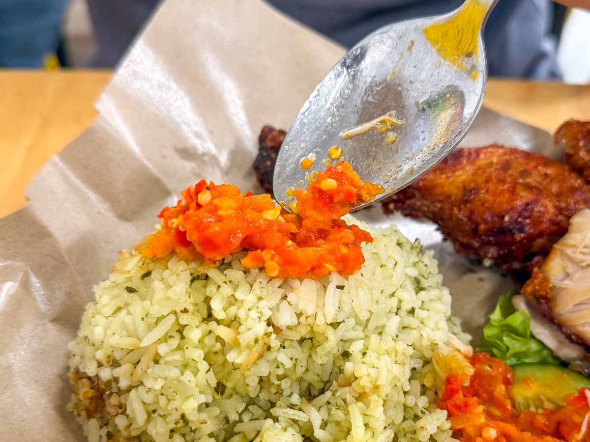 palapa indonesian fast food - sambal