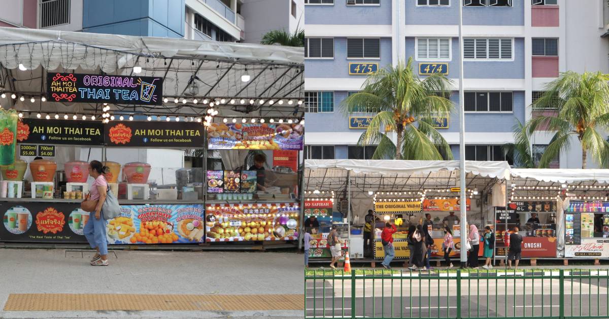 pasir ris pasar malam - stalls