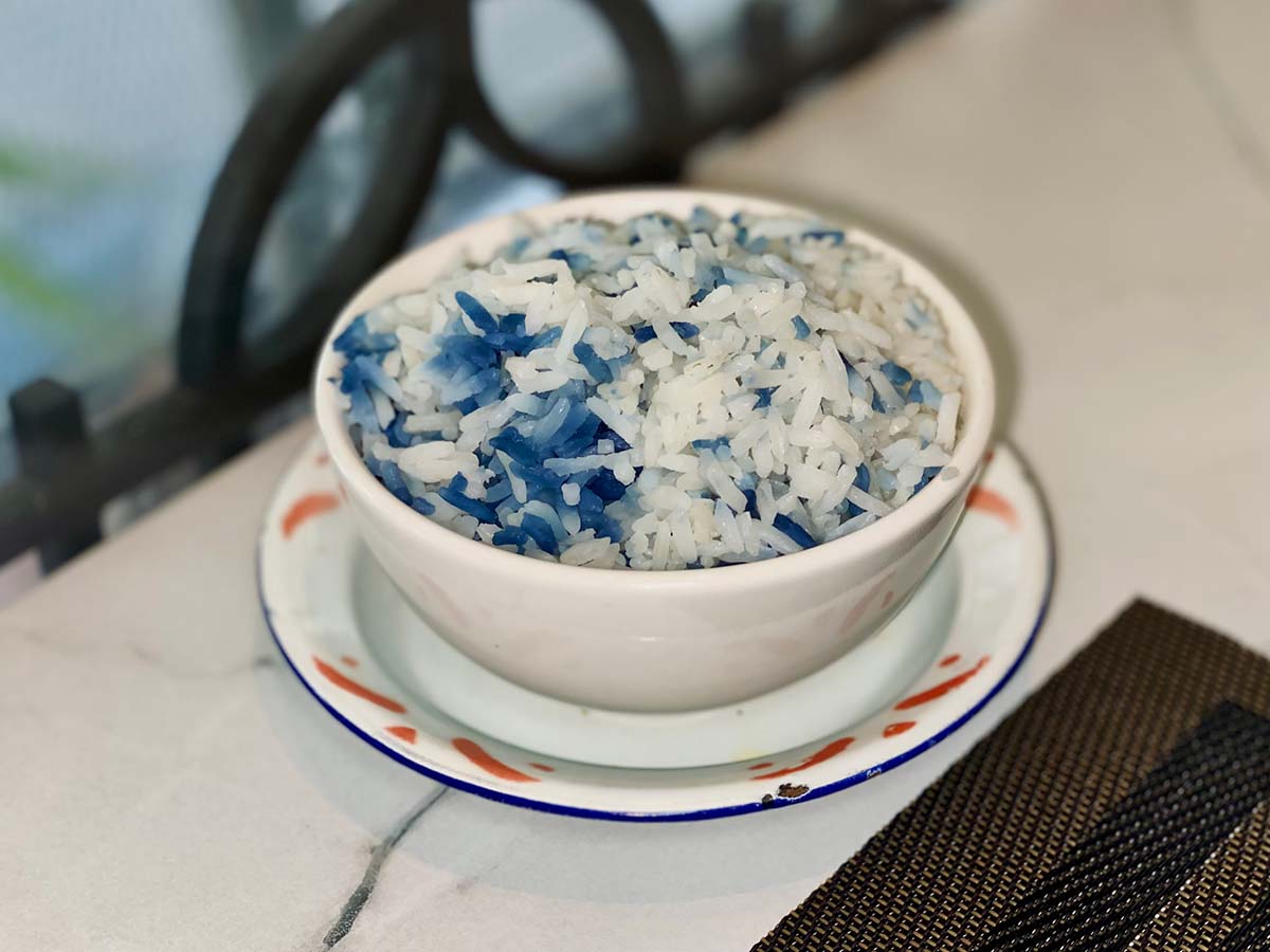 The Peranakan - Bunga telang rice