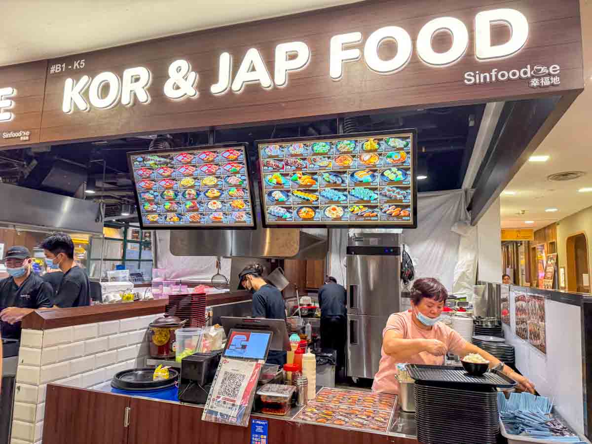 sinfoodie clarke quay - korean & japanese stall