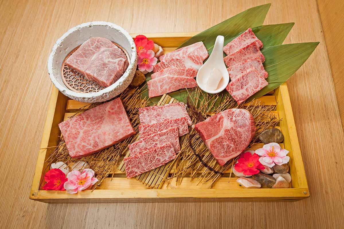 Wagasa Yakiniku - Wagyu platter