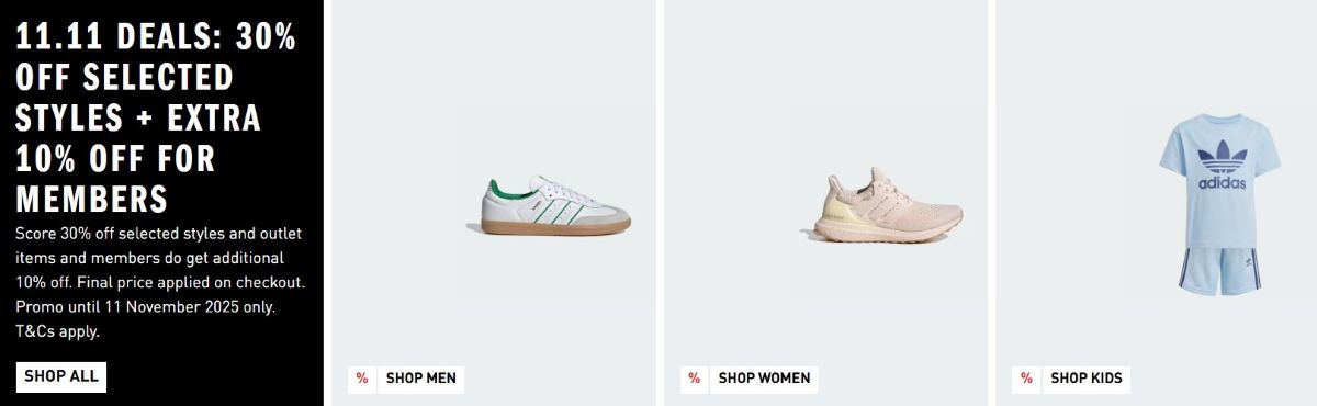 11.11 Sale 2025 - Adidas